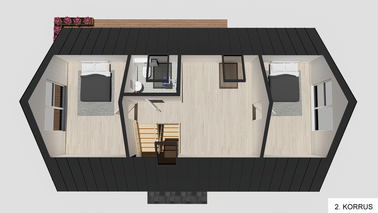 2. korruse 3d vaade